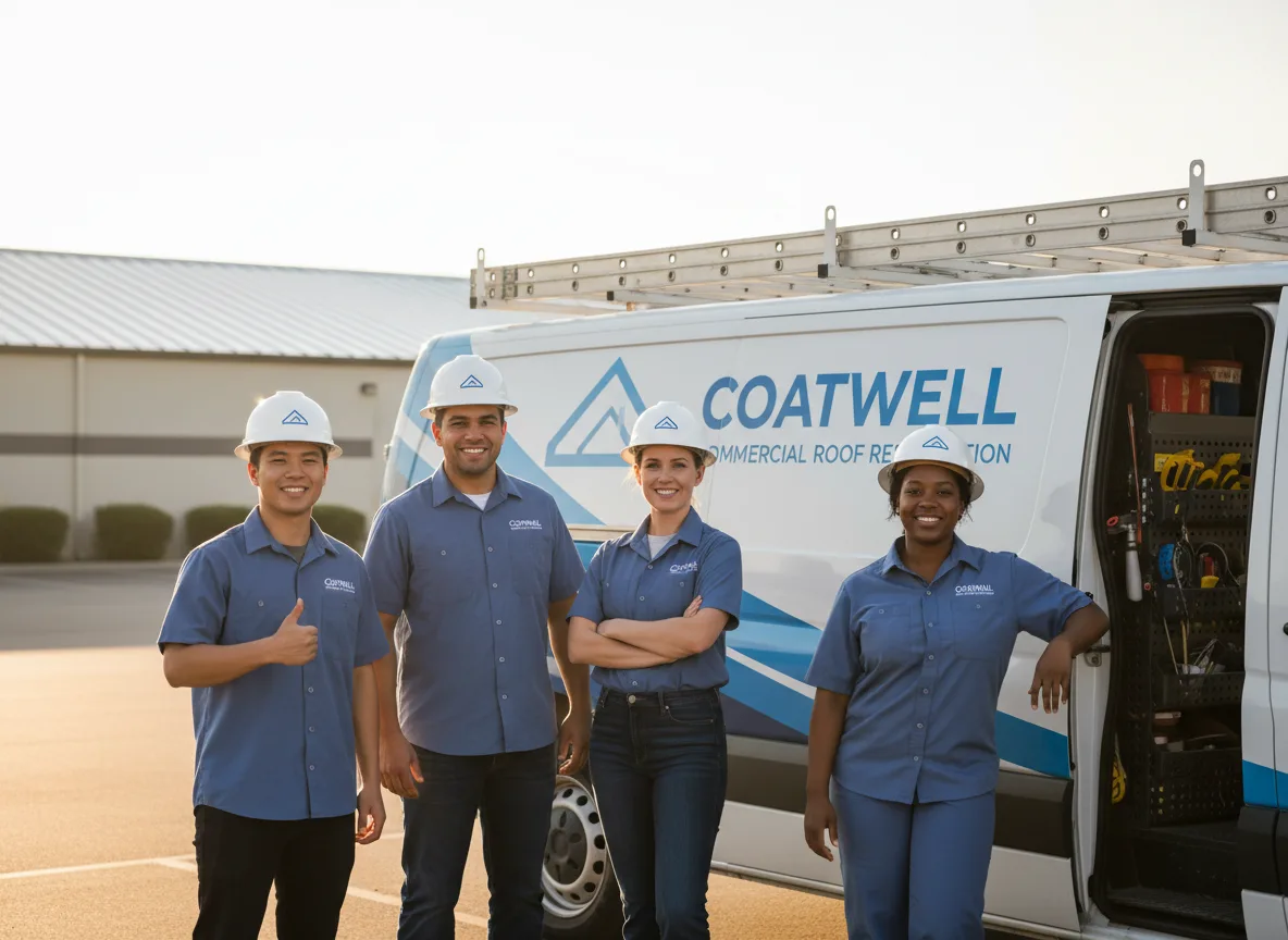 Commercial roof coating company in Lotus, CA
