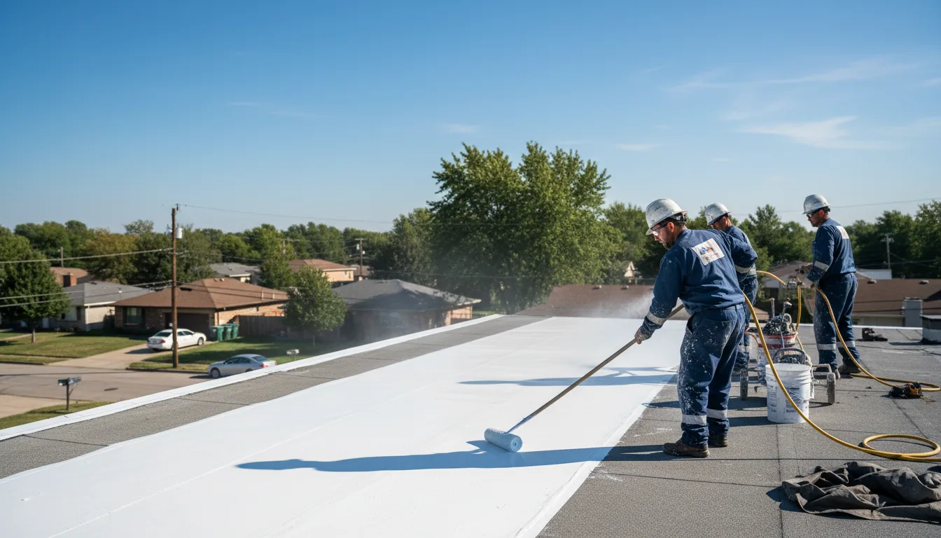 Commercial roof coating in Lotus, CA near me